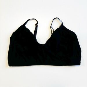 Commando | Black Butter Soft Wireless Bralette XL Intimate Minimalist Neutral